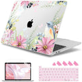 May Chen Compatible with MacBook Pro 13 inch Case 2022 2021 2020 Release Models A2338 M2 M1 A2251 A2289, Plastic Hard Shell Case + Keyboard Cover for Mac Pro 13" with Touch Bar, Blue Bird