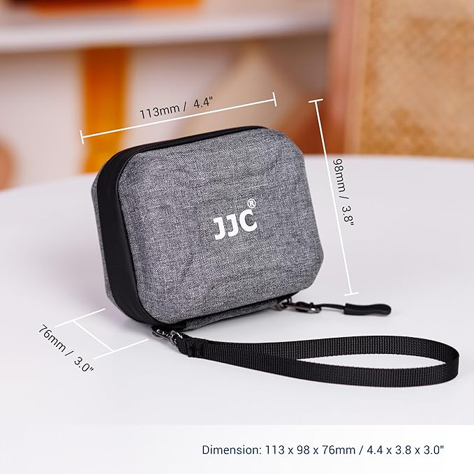 JJC Hard Shell Lens Filter Pouch Case for 10 Circular Filters Up to 67mm, Dustproof & Water-Resistant Camera Lens Filter Storage Wallet for ND UV CPL Filter
