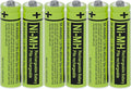 RocketBus 6-Pack BK-40AAABU Replacement 1.2V 400mAh Battery for Panasonic Cordless Phone System BK40AAABU