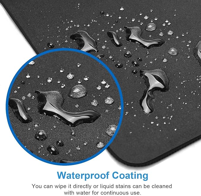 Deep Forest Waterfall Mouse Pad,Non-Slip Rubber Base Wireless Gaming MousePads for Computers Laptop Office,Cute Mouse Pads with Designs for Women