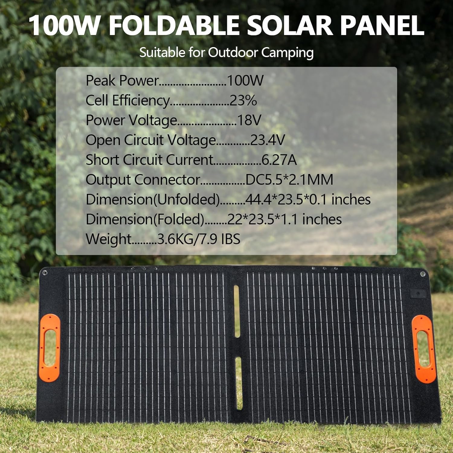 ALLWEI 300W 256Wh Power Station + 100W Solar Panel, LiFePO4 Solar Generator