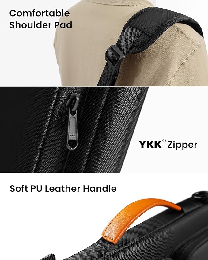 tomtoc 360 Protective Laptop Shoulder Bag for 15 Inch New MacBook Air M4 M3/A3114 M2/A2941 2025-2023, 15 Inch Microsoft Surface Laptop 6/5, Water-Resistant Accessory Case for MacBook Pro A1990 A1707