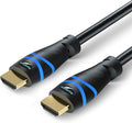 BlueRigger 8K HDMI Cable (10FT - 2 Pack, 8K 60Hz HDR, 4K 120Hz, High Speed 48Gbps with Ethernet, eARC, 3D, HDCP 2.3) - Compatible with PS5, Xbox, Roku, Apple TV, Switch, PC