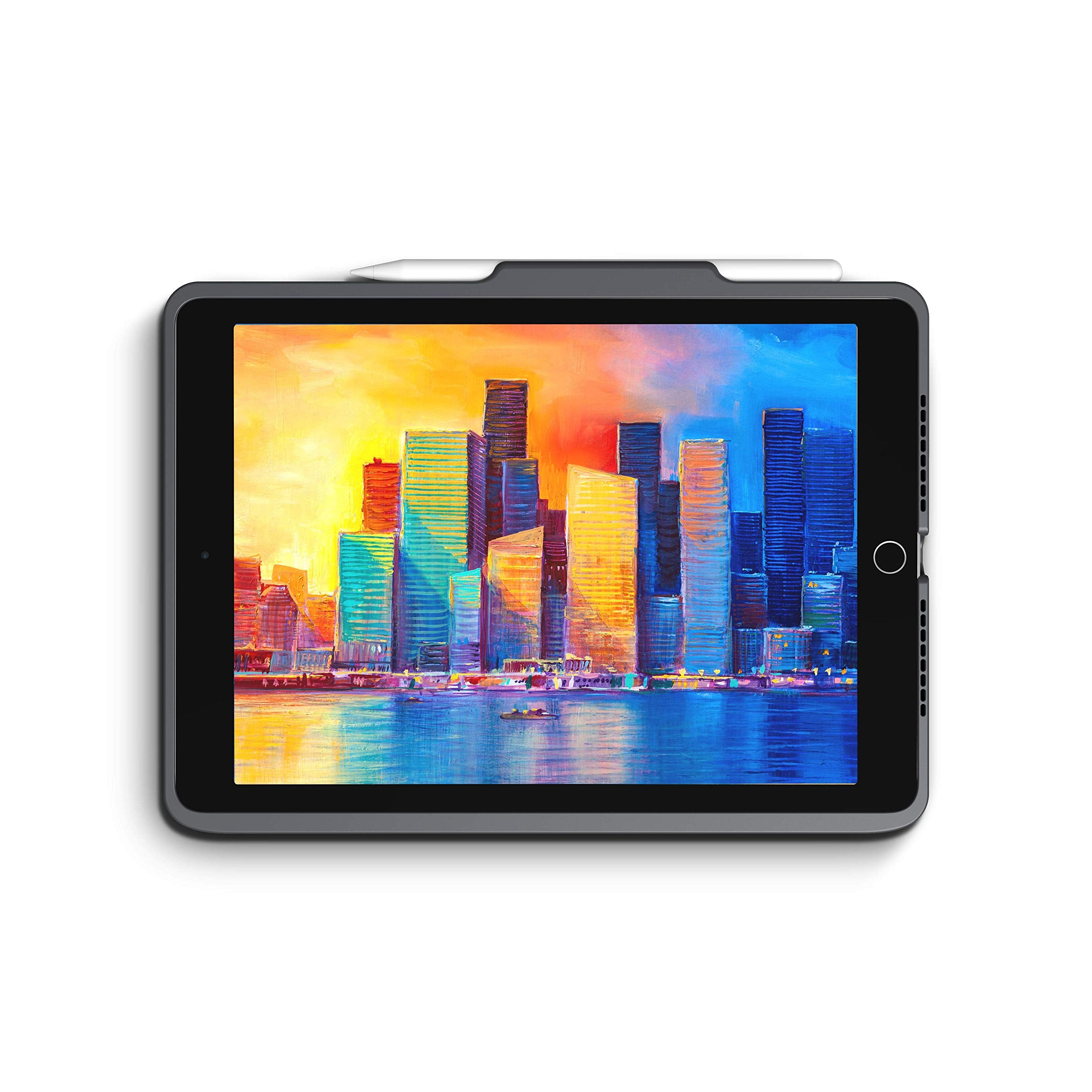 ZAGG Pro Keys Detachable Case & Wireless Keyboard for Apple iPad 10.2" (Gen 9, 8, 7) - Bluetooth Pairing, Backlit Laptop-Style Keys, Apple Pencil Holder, 6.6ft Drop Protection, Black