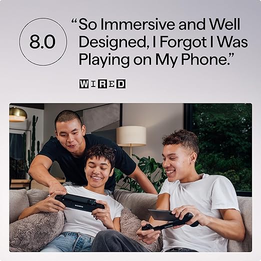 BACKBONE One Mobile Gaming Controller for iPhone (Lightning) - PlayStation Edition - 1st Gen - Turn Your iPhone into a Gaming Console - Play Xbox, PlayStation, Call of Duty, Roblox, Minecraft & More