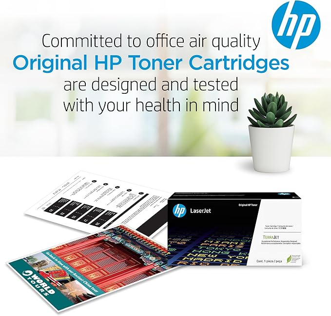 HP 206X Cyan High-yield Toner Cartridge | Works with HP Color LaserJet Pro M255, HP Color LaserJet Pro MFP M282, M283 Series | W2111X