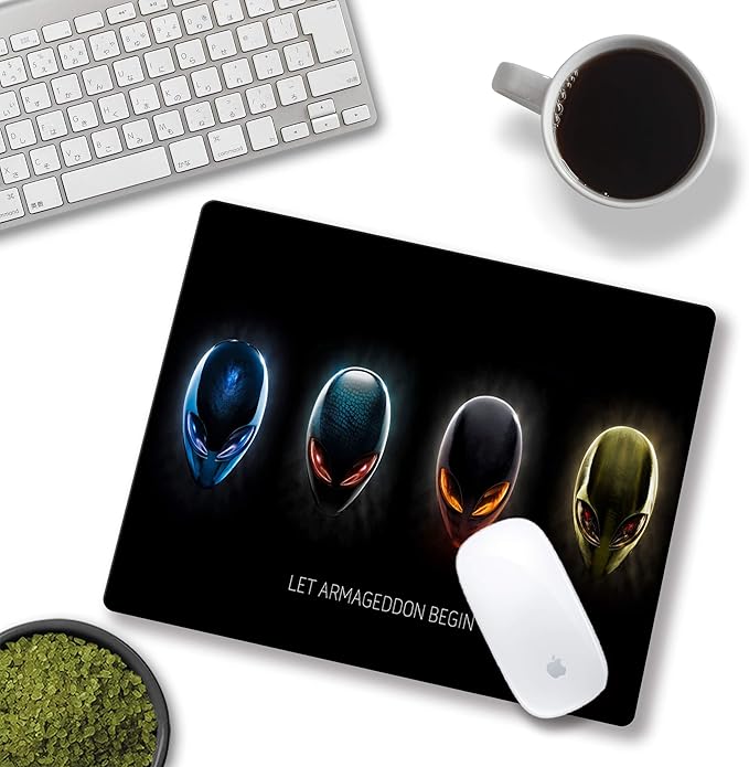 Alien Mouse pad, Personalized Design sci-fi Style Computer Rubber Mouse pad