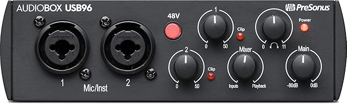 PreSonus AudioBox USB 96 Studio with Studio One Pro Software