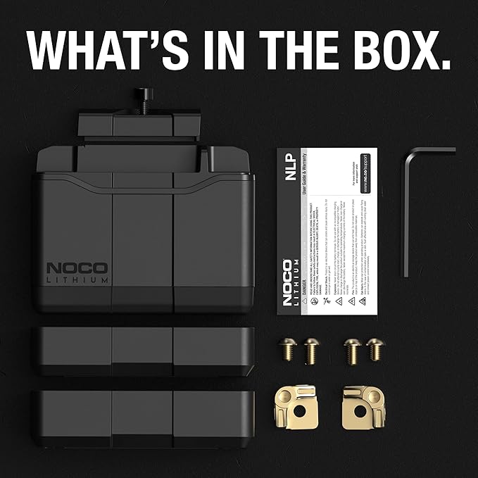 NOCO Lithium NLP5: Ultra-Light 12V Lithium Powersport Battery – Group 5 – 2Ah – 250A Start Power – Intelligent BMS – UL Certified