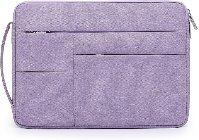 HYZUO 13.3-14 Inch Laptop Sleeve Bag for MacBook Pro 14 M5-M1, MacBook Air/Pro 13, 13.8-13 Surface Laptop/Book, Portable Notebook Case for 13" HP Dell Lenovo ThinkPad Asus Acer Samsung, Lilac Purple