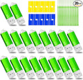 USB Thumb Drive 4GB Flash Drive 20 Pack Nicepicten FAT32 Zip Drive USB 2.0 Flash Drives Jump Drive Multipack Memory Stick Pendrive for Events Office Shared Data Storage, Green 20PCS 4GB