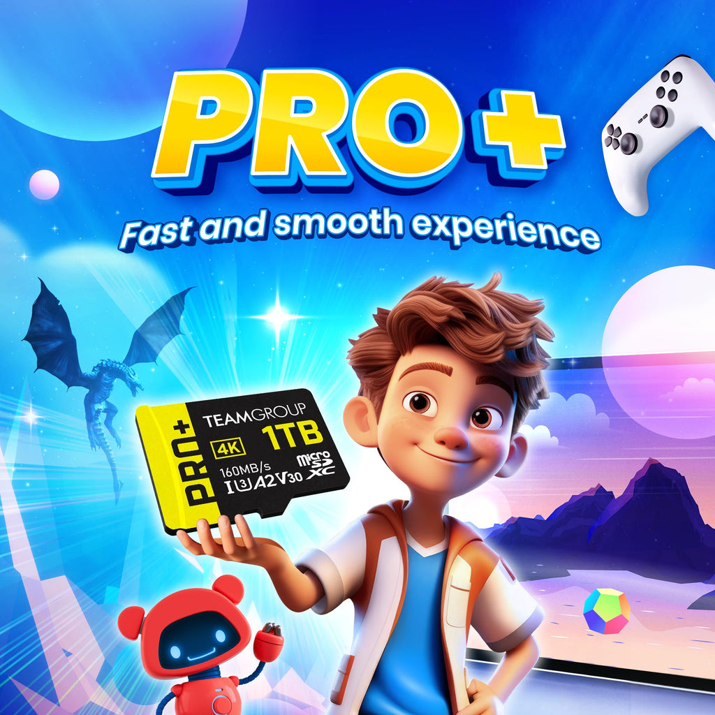 TEAMGROUP A2 Pro Plus Card 128GB x 2 Pack Micro SDXC UHS-I U3 A2 V30, R/W up to 160/110 MB/s for Nintendo-Switch, Gaming Devices, Tablets, Smartphones,4K Shooting, with Adapter TPPMSDX128GIA2V3064