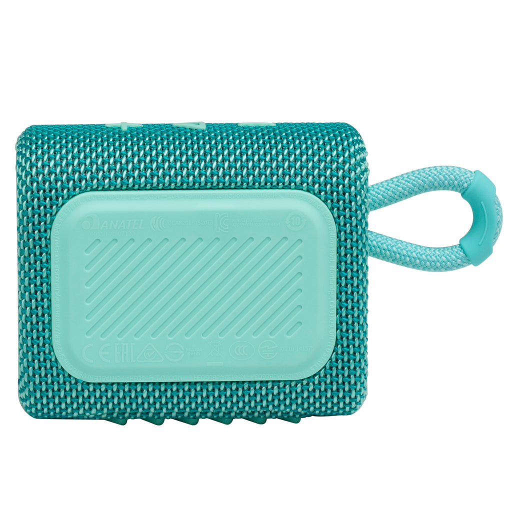 JBL Go 3 - Portable Mini Bluetooth Speaker, big audio and punchy bass, IP67 waterproof and dustproof, 5 hours of playtime, speaker for home, outdoor and travel (Teal)