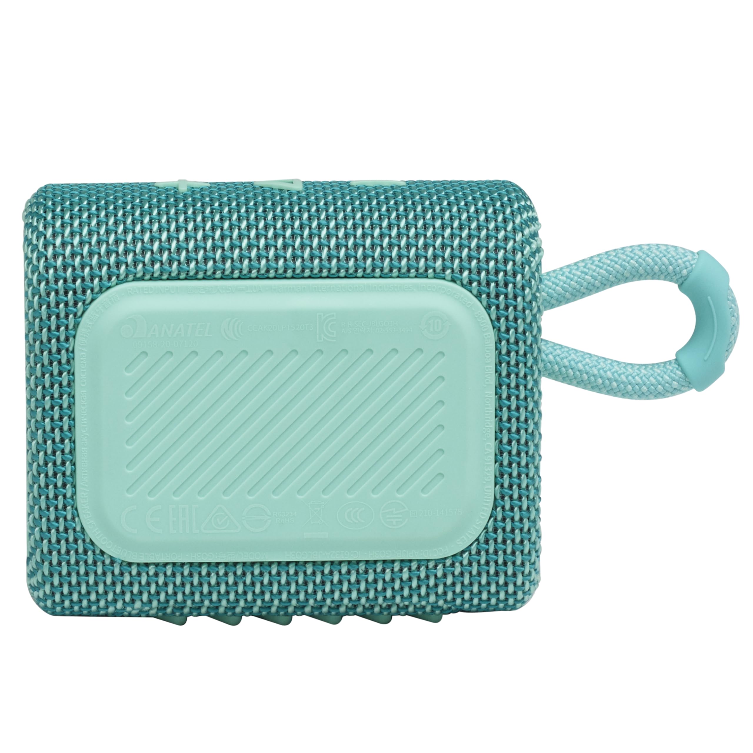 JBL Go 3 - Portable Mini Bluetooth Speaker, big audio and punchy bass, IP67 waterproof and dustproof, 5 hours of playtime, speaker for home, outdoor and travel (Teal)