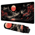 NITAHHHY Chinese Style Painting Gaming Mouse Pad 3mm Thick Stitched Edge Waterproof Non-Slip Large Computer Keyboard Mouse Mat,Suitable for Office Entertainment Decorative Desk Pad 35.4 x 15.7 Inches