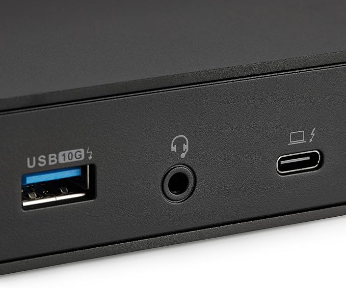 Amazon Basics Thunderbolt4/USB4 Pro Docking Station,2xTBT4,1xHDMI2.1,3xUSB A 3.1,RJ45,Dual Display, Black, 7.86 x 2.95 x 1.23 inches