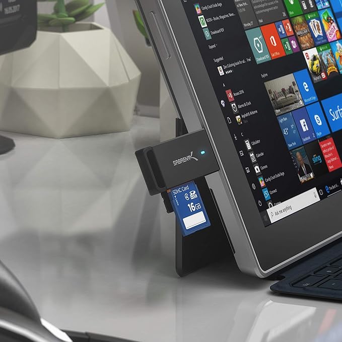 SABRENT USB 3.0 Micro SD and SD Card Reader (CR-T2MS)