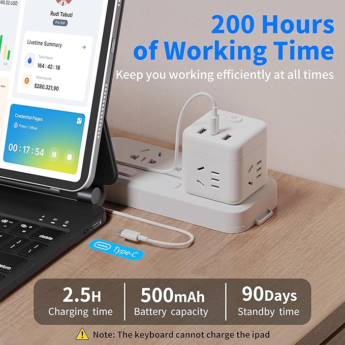 for iPad 11th (A16 2025) & iPad 10th Generation Case with Keyboard – Magic-Style Magnetic Keyboard for ipad 10th generation (10.9-inch 2022) with 7 Color Backlight, Multi-Touch Trackpad (Black)