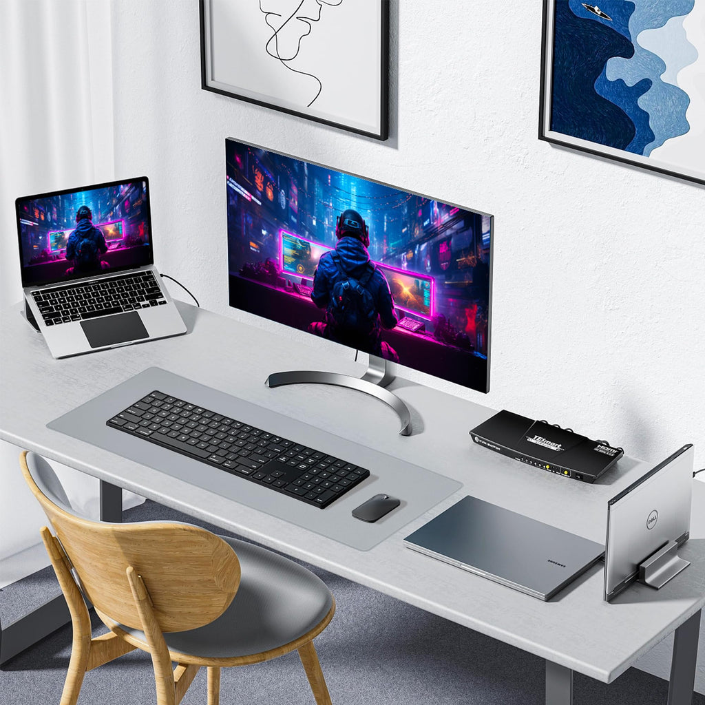 ALOANES Non-Slip Extended Mouse Pad Office&Home Desk Mat Stitched Edge