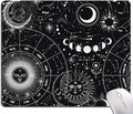 Moon Sun Mouse Pad - Custom Design, Waterproof, Non-Slip Rubber Base, Office Laptop, 9.5"x7.9"x0.12" Inch