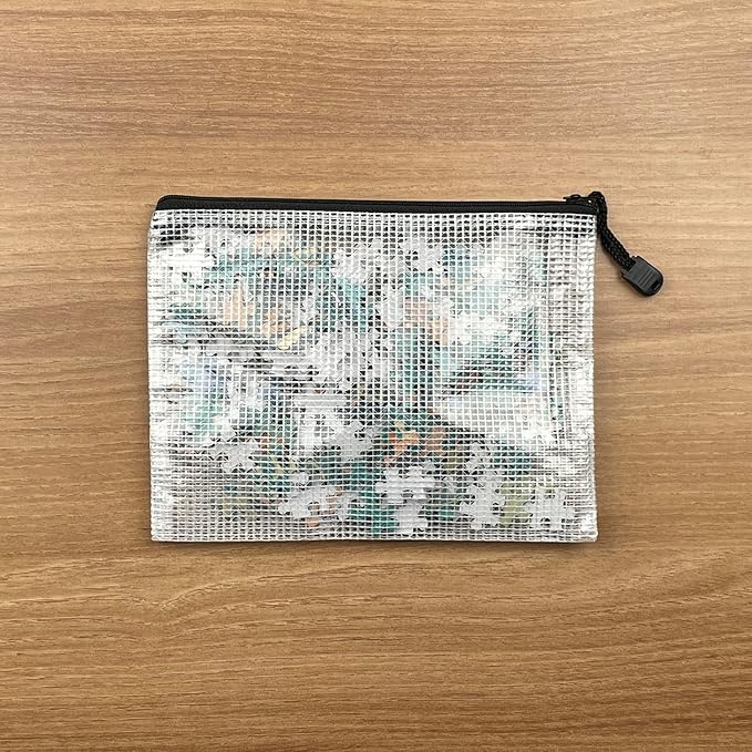 Oaimyy-16 PCS-Mesh Zipper Pouch, Plastic Zip File Folders Puzzle Bags Large Reusable Zipper Pouches for Organizing Classroom Board Game Organization,Home Storage-(Black, 7X 11 Inches)