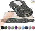 2-in-1 Ergonomic Set, Wave Rise Keyboard Wrist Rest and Massage Bulge Slope Mouse Pad Wrist Support, Cushion Memory Foam Integrated to Relieve Wrist Pain, Constellation