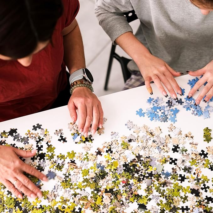 Easycosy Custom Photo Puzzles 520/1314 Pieces for Adults Families Personalized Picture Text Jigsaw Puzzle Gift for Holiday Birthday Wedding Anniversay(Horizontal/Vertical)