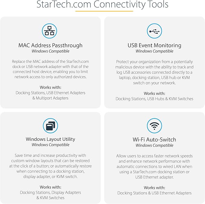 StarTech.com USB-C Triple Monitor Docking Station for MacBook Pro / Air M1 M2 M3 M4 & Windows, Universal 4K HDMI DP Dock, Thunderbolt Compatible, 100W Laptop Charging (116N-USBC-DOCK)