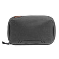 Peak Design Tech Pouch, Charcoal, Electronics Organizer for Travel or Everyday Carry, Origami-Style Storage, Cable Pass-Through, Weatherproof Recycled Nylon, Gear Carry Bag for Men and Women