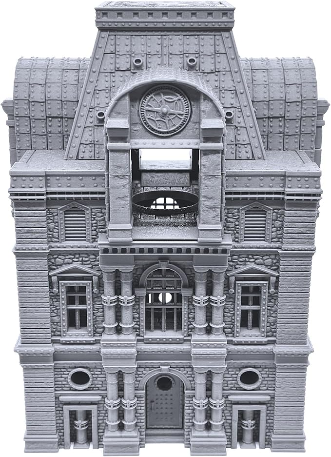 Barrel Riders Barracks by Printable Scenery, 3D Printed Tabletop RPG Scenery and Wargame Terrain 28mm Miniatures