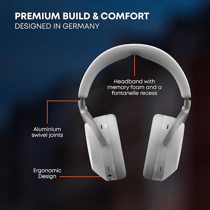 beyerdynamic AVENTHO 300 Wireless Over-Ear Headphones with ANC, Dolby Atmos and Head Tracking (Black)