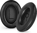 Aurivor Replacement Ear-Pads for Bose Quiet-Comfort QC 35 (ii) 25 15 2 Headphones, Tear-Proof Cushion for QC35 (ii) QC25 QC15 QC2 SoundTrue/SoundLink AE2/AE2i/AE2w Around-Ear Headphones (Black)