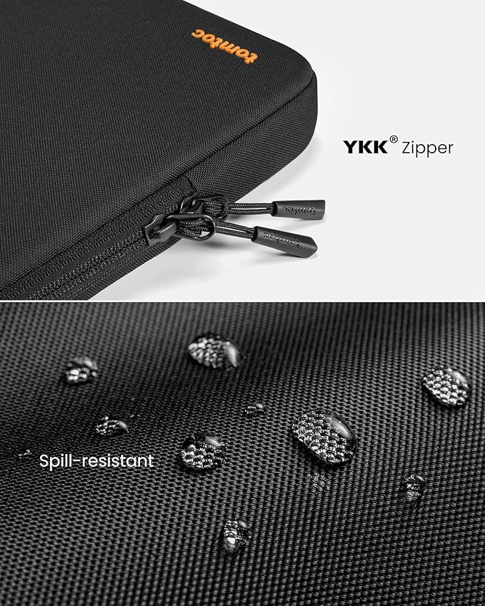 tomtoc 360 Protective Laptop Sleeve Set for 14-inch New MacBook Pro M4/M3/M2/M1 Pro/Max A3112 A3401 A3185 A2992 A2918 A2779 2024-2021, Water-Resistant MacBook Case Bag with Organized Accessory Pouch
