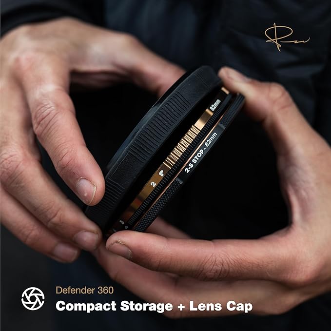 PolarPro 95mm Peter McKinnon VND Camera Filter - 2-5 Stop Variable Neutral Density Lens Filter for DSLR/Mirrorless Professional Video – PMVND Signature Edition II for Cinematic Shutter Speed Control