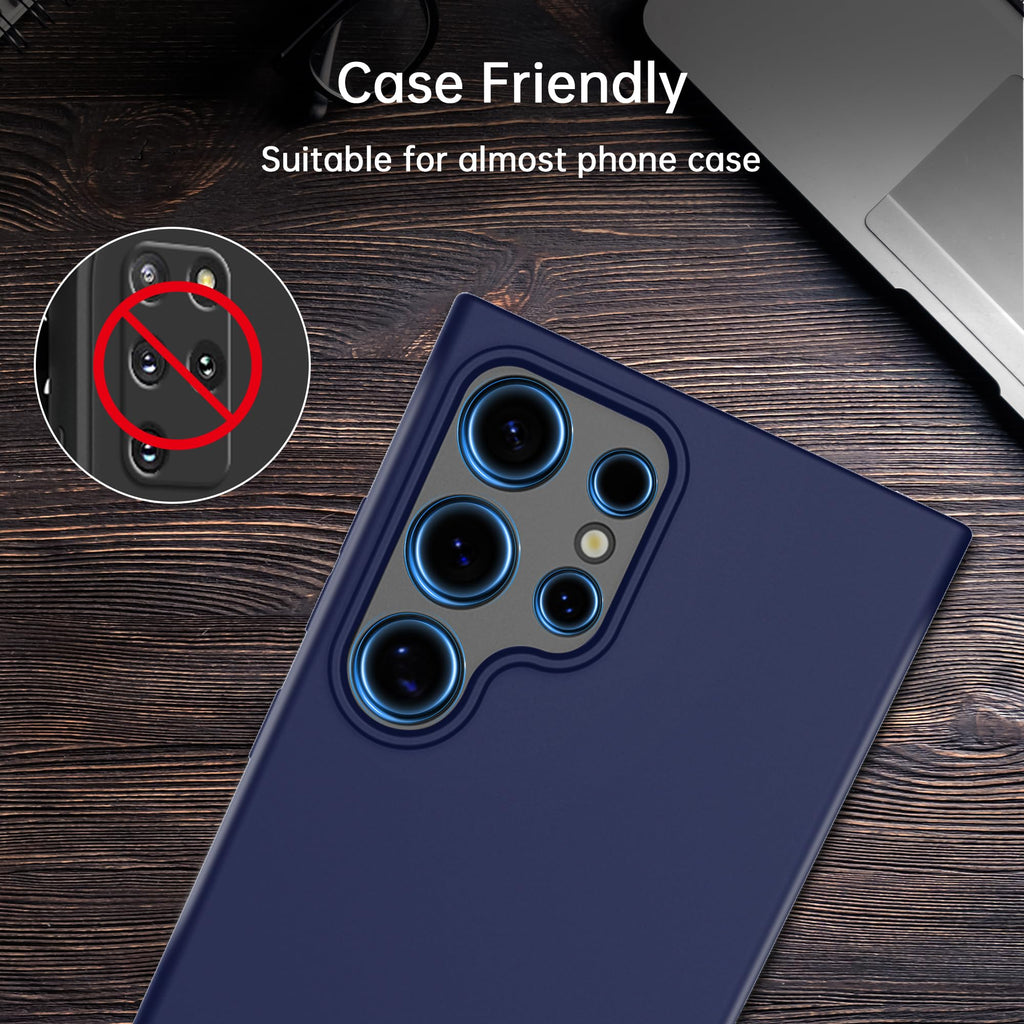 VIPSENT For Samsung Galaxy S25 Ultra Camera Lens Protector, Individual Lens Protector, Ultra HD 9H Tempered Glass Screen Protective Cover, Anti-scratch, Military Grade Drop Protection 2 Set. (Glitter Colorful, S25 Ultra)
