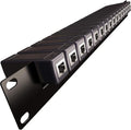 Ethernet Surge Protector 19" RackMount (16 Port) PoE+ Gigabit (Server Rack Mount 1U) -Gas Discharge Tube -RJ45 Lightning Suppressor -LAN Network CAT5/CAT6 Thunder Arrestor GbE 1000 Mbps -Tupavco TP316