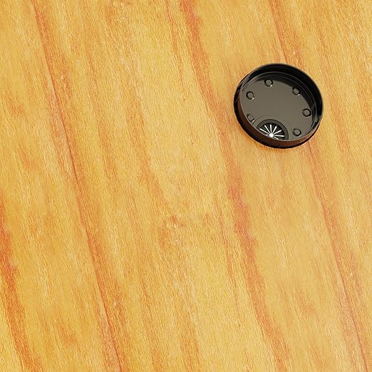 Skweawert Desk Grommet 3-1/8 Inch 80mm, Zinc Alloy Computer Desk Wire Hole Cover, Office Desktop Cord Cable Hole Metal Ring, Red Bronze