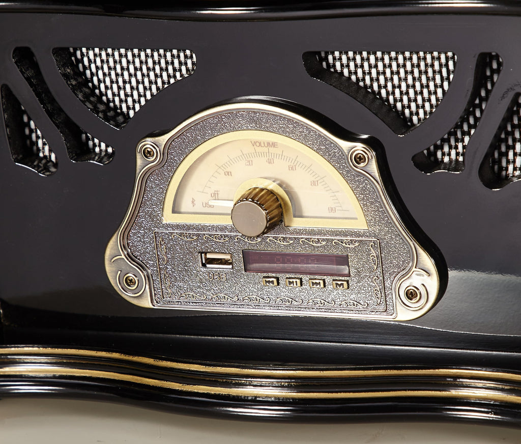 HZLSBL Vintage Gramophone with Bluetooth Input Vintage Record Players