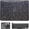 Anban Compatible with MacBook Pro 13 inch Case M2 M1 2025-2016 A2338 A2251 A2289 A2159 A1989 A1706 A1708, Plastic Hard Shell+Keyboard Cover+Screen Protector for MacBook Pro 13.3 inch Case, Shiny Black