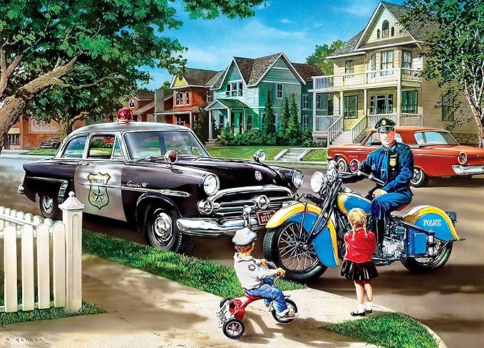 MasterPieces 1000 Piece Jigsaw Puzzle for Adults, Family, or Youth - Neighborhood Patrol - 19.25"x26.75"