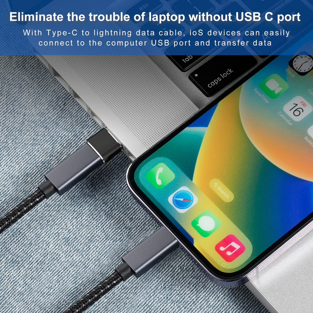 USB to USB C Adapter 4 Pcs Black, Fast Charging, Transfer and Type C OTG