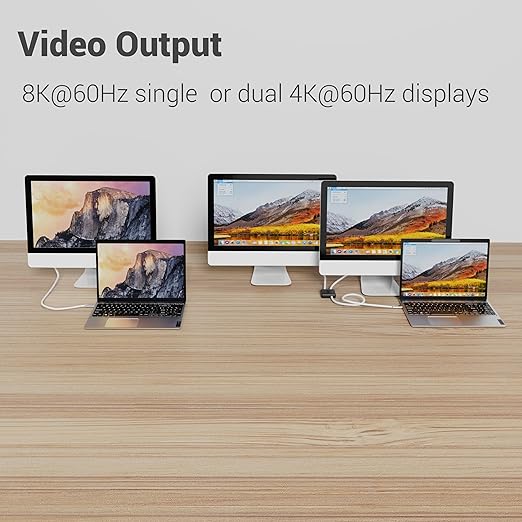 2FT USB 4 Cable, 240W Short C Cable Fast Charging, 40Gbps High Speed Data Transfer, 8K 60Hz Single and Dual 4K 60Hz Video Output Compatible with for iPhone 16/16 Pro/16 Plus/16 Pro Max