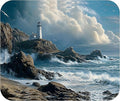 Coastal Shoreline Waves Sandy Beach Theme Mouse Pad Mat Mousepad for Desk Computer Laptop PC Gaming Home or Office Gift (Lighthouse Waves MP34)