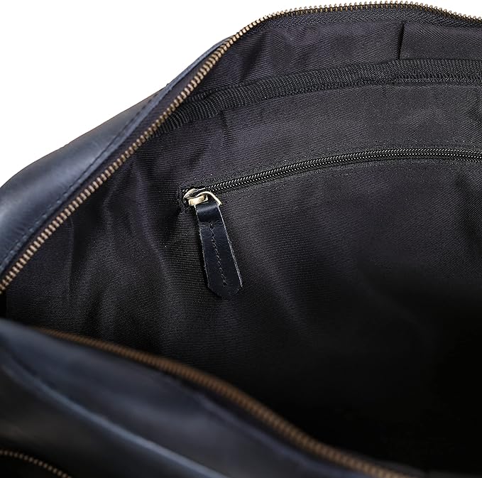 VC VINTAGE COUTURE Leather briefcase bag for men Leather Laptop Bags For Men and Women Travel Messenger Bag