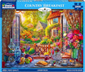 White Mountain Country Breakfast Puzzle 1000 Piece Vintage Jigsaw Puzzle for Adults and Families