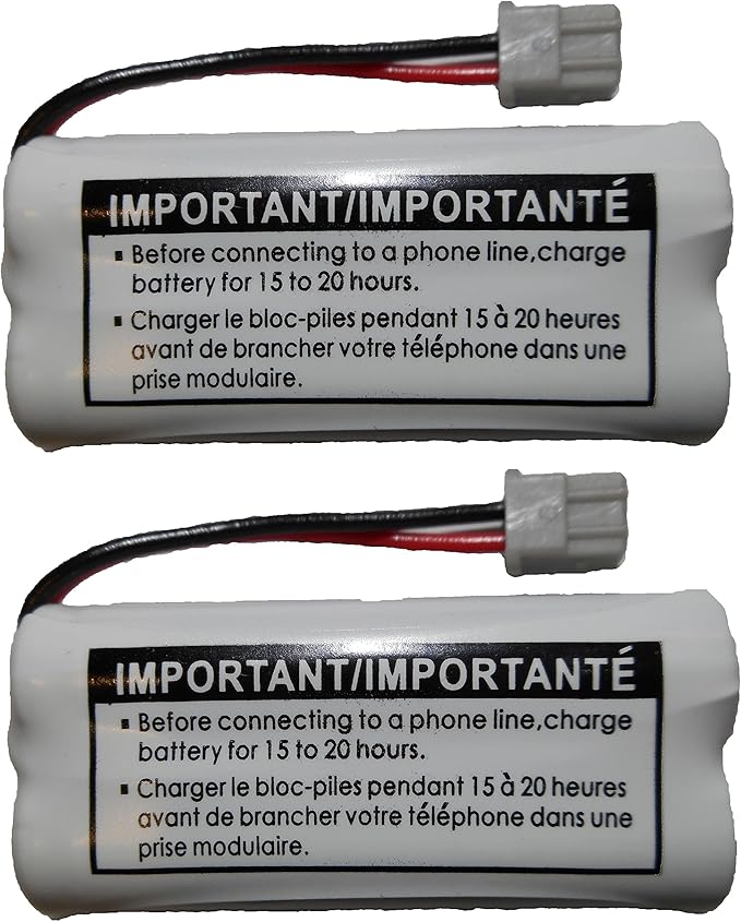 JustGreatDealz HIGH Capacity Rechargeable Replacement Battery BT-1021 BBTG0798001 for Uniden Cordless Handsets (2-Pack)