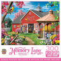 MasterPieces - 300 Piece Jigsaw Puzzle, Large EZ Grip, Goldfinch Farms, Adult & Family Fun, Non-Glare, 18"x24", Puzzles 300 Pieces for Adults