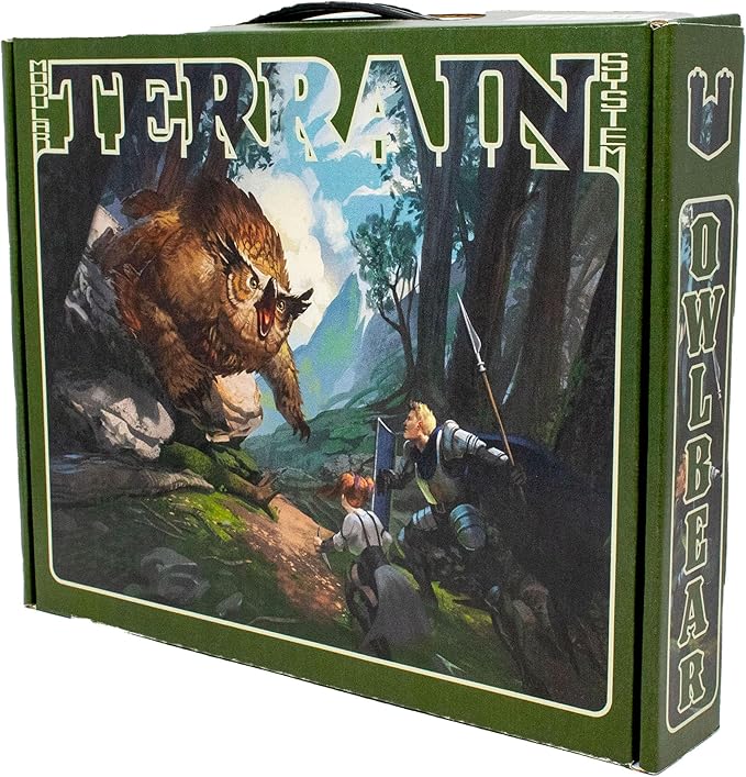 Owlbear Terrain Set - Mini Dungeon Castle Cavern DND Terrain for Tabletop RPGs, Dungeons & Dragons, Pathfinder, War Gaming, and More! - by DCD (98+pcs, 3.5sqft)