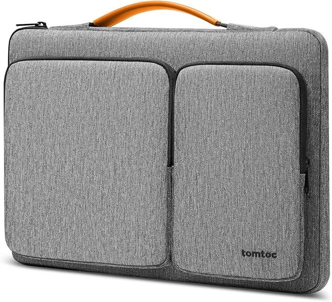 tomtoc 360 Protective Laptop Sleeve for 15-inch New MacBook Air M3/A3114 M2/A2941 2024-2023, 15 Inch Surface Laptop 6/5, Dell XPS 15 Plus, MacBook Pro (A1990 A1707), Water-resistant Accessory Bag Case