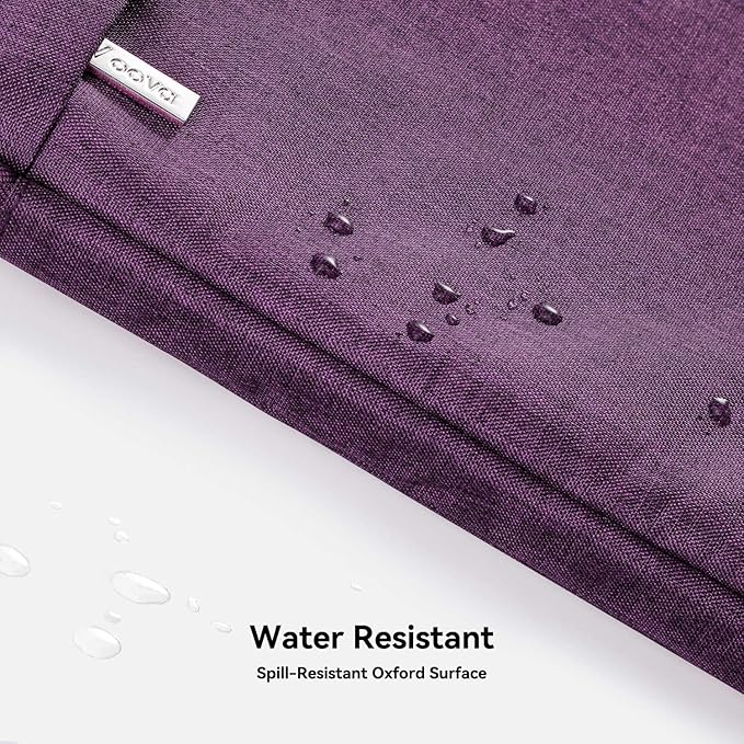 Voova Laptop Bag 15.6 Inch, Waterproof Computer Sleeve Carrying Case with Shoulder Straps & Handle Compatible with Macbook Air 15 M2/M3/M4, MacBook Pro 15/16, 15-16 Inch Hp Dell Lenovo, Dark Purple